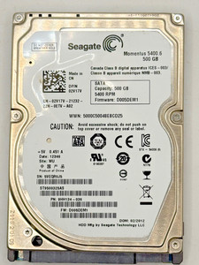 Seagate ST9500325AS 500GB 2,5" SATA Laptop HDD getestet 100% Gesundheit & Leistung