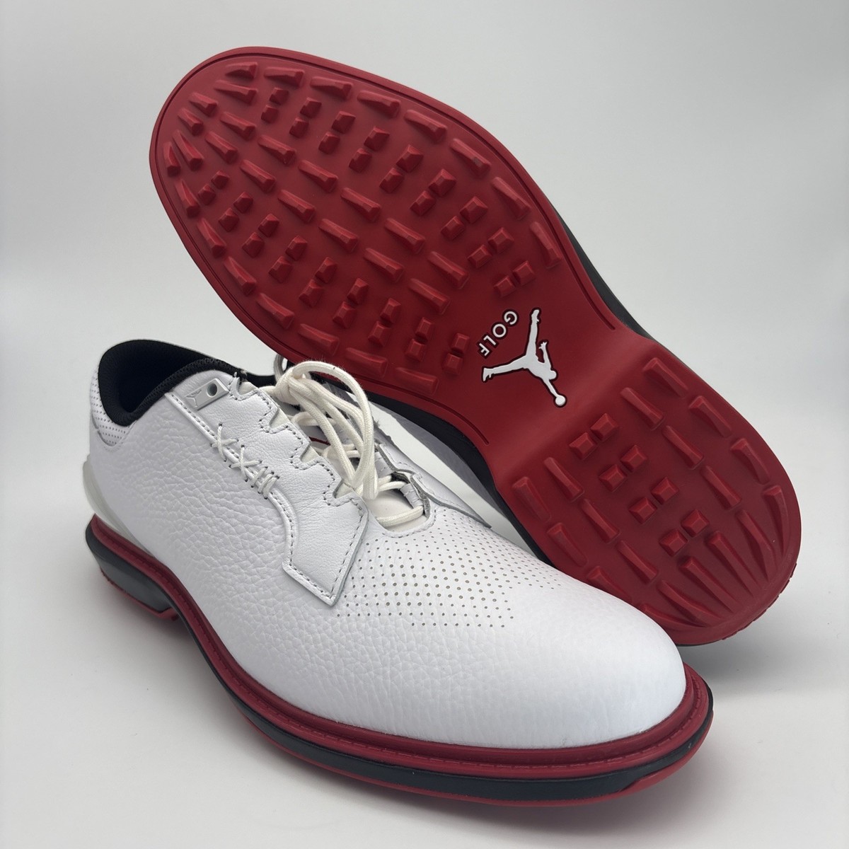 Nike Air Jordan ADG 5 Varsity Red Spikeless Golf Shoes Mens  display picture 1