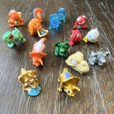 Lot of 15 ZURU Mini Dinosaur Figures Plastic Multicolor Collectible Toy Set
