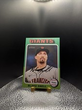 2024 Topps Heritage High Number 1975 Oversized BOX TOPPER Blake Snell GIANTS