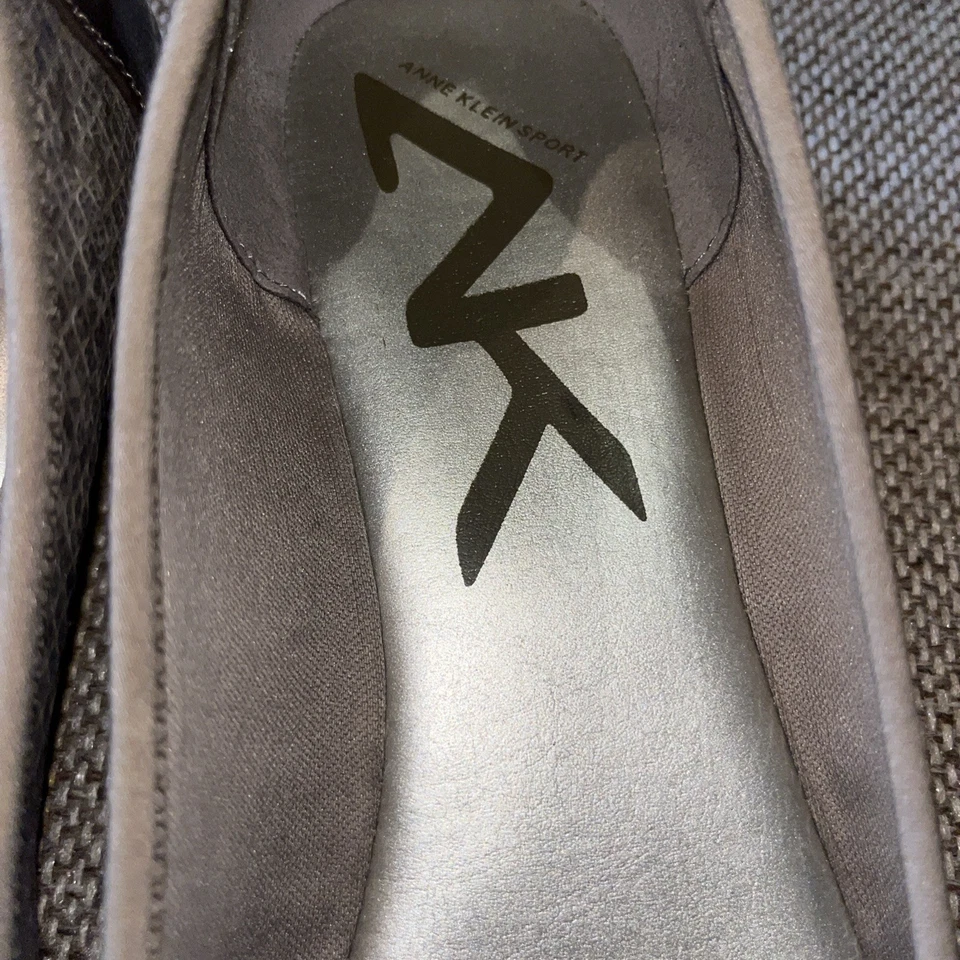 Anne Klein Sport Mujer Akazi Dorado Mocasines Sin Cordones Zapatos Planos 6 Medianos (B,M) Foto 4 de 4