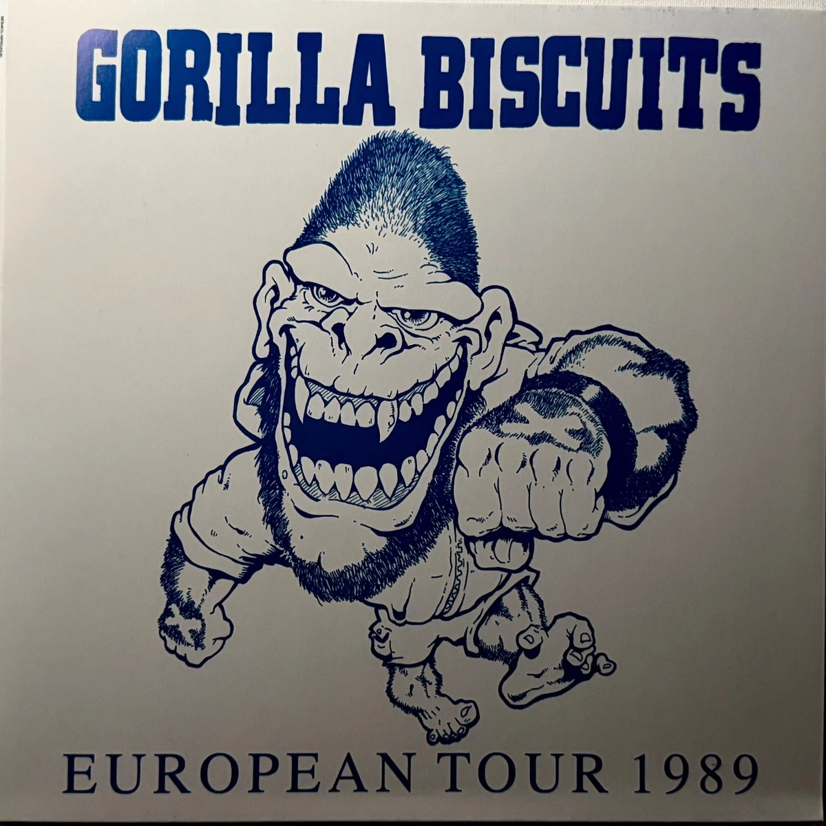 Gorilla Biscuits European Tour 1989 LP White Vinyl Live