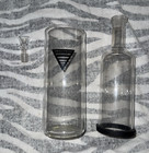 Gravitron Gravity Water Pipe Glass Set - Cylinder, Base Bottle & Bowl — photo 2