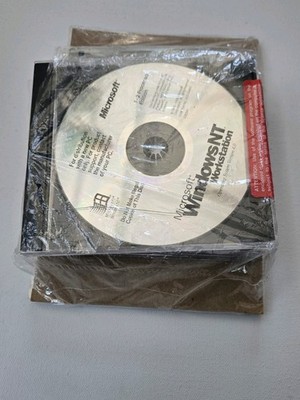 Very Rare Windows NT Workstation UPGRADE 4.0 CD, 3.5 Floppies, License SEALED