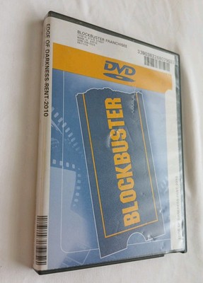 BLOCKBUSTER VIDEO DVD in Movie Rental Case EDGE OF DARKNESS Mel Gibson Rare