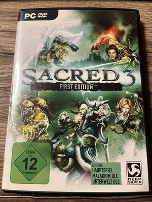 Sacred 3 - First Edition - PC Windows Vista SP2/7/8 - 3 x Disc Zustand Gut @F10