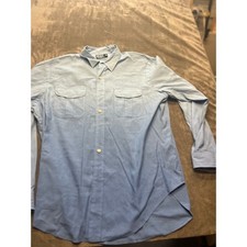 Polo by Ralph Lauren Mens XL Blue Long Sleeve Button Up Shirt Relaxed Fit