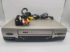 RCA VR637HF VCR VHS Player Recorder 4 Head Hi-Fi Stereo w/ AV Cables - No remote