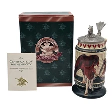 Anheuser Busch Collectors Club Membership Stein CB14 Born to Greatness 2000