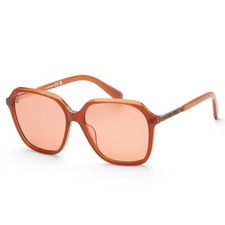 Swarovski Women's 56 mm Orange Square Sunglasses SK0390-5642J