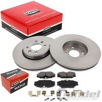 Mapco Bremsscheiben 280Mm + BelÄGe Vorne Passend FüR Renault Clio Laguna Megane