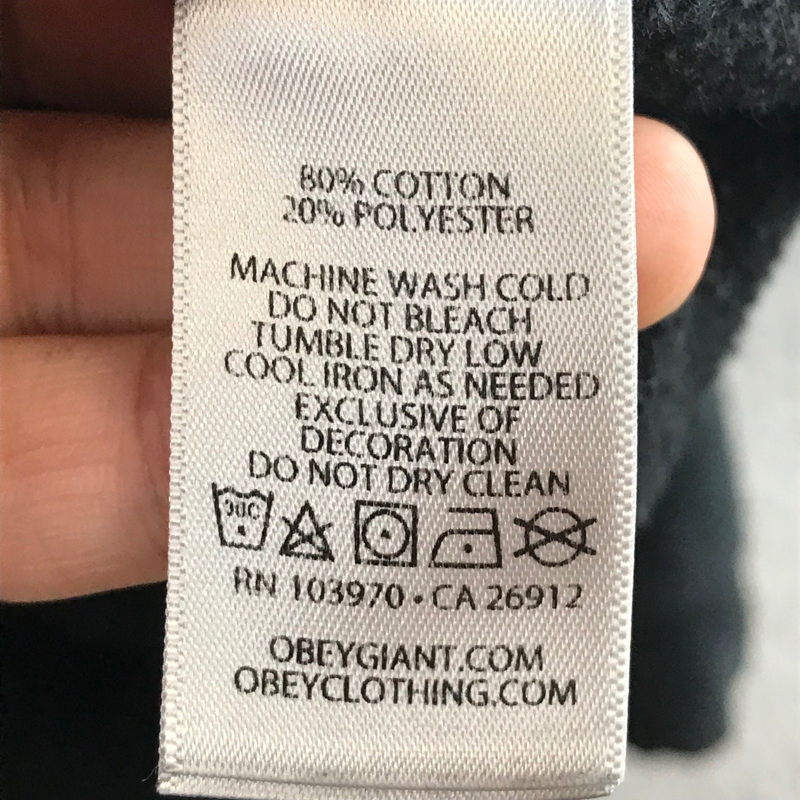 OBEY Scribbles Extra Heavy Pullover sweatshirt Ho… - image 8