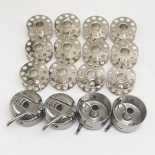 HONEYSEW Sewing Machine Bobbin Case Stainless Steel and Bobbins