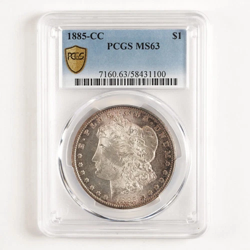 1885-CC Morgan Dollar $1 MS63 PCGS Carson City *Gorgeous Coin! 31627