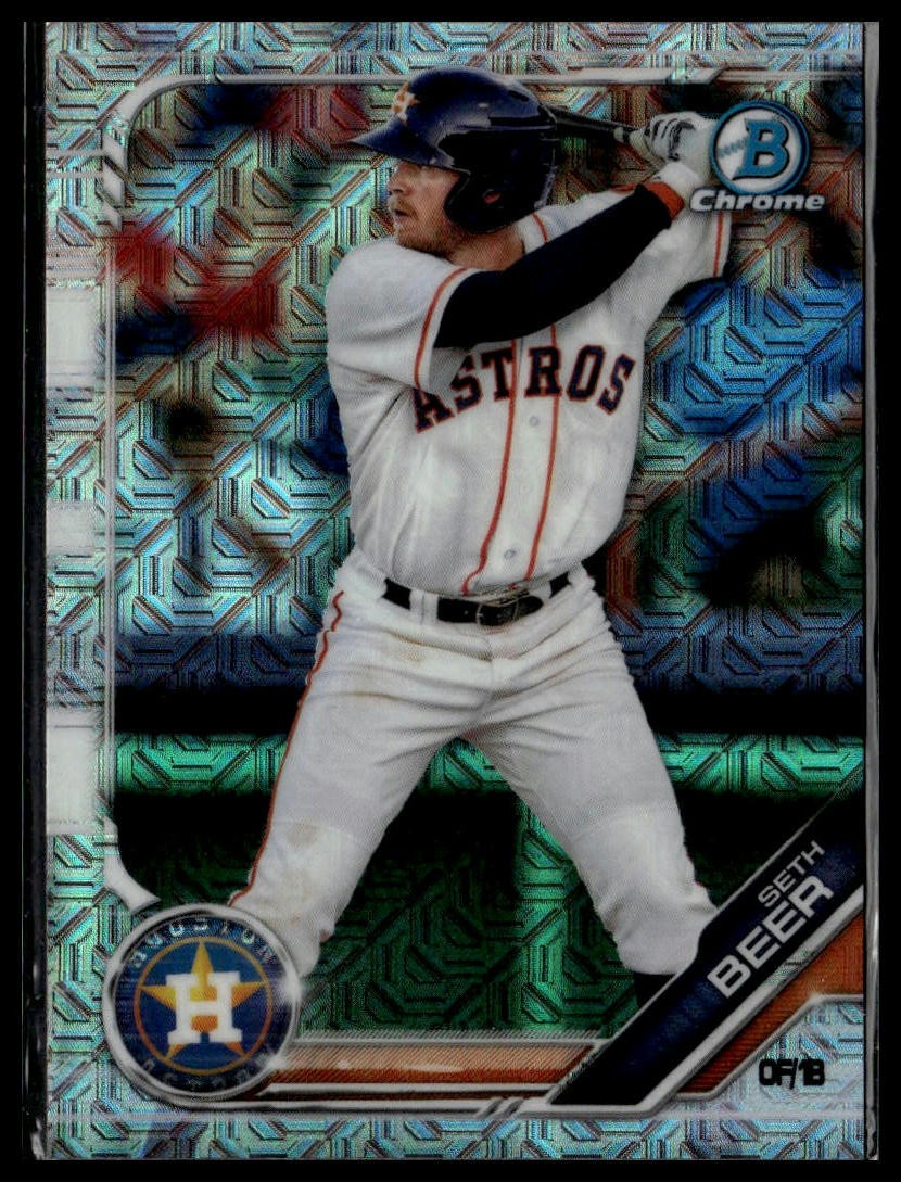 2019 Bowman #BCP-14 Seth Beer Chrome Prospects Mojo Refractors