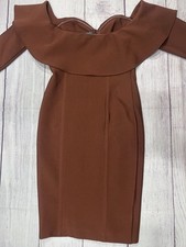 NWT Fashion Nova Off The Shoulder Bandage Bodycon Dress  Red Sz Large