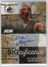 2025 SP Game Used AEW SIGnificance Nicholas Jackson #SIG-NJ Auto 1ji3