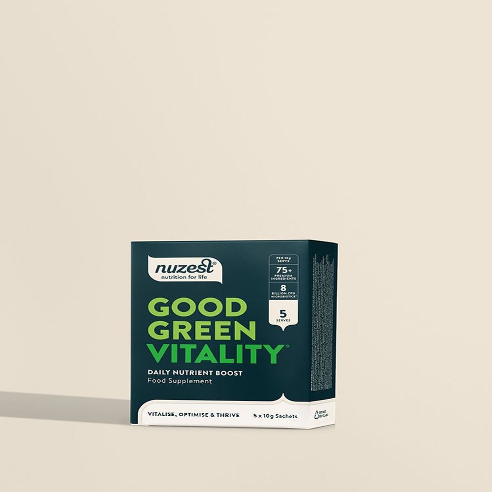 Nuzest Good Green Vitality - 1 Box With 5 x 10g Sachets - 2 Pack