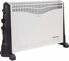 Image of Russell Hobbs RHCVH4002 Electric Heater 3 Heat Settings 2KW 20m² Room Size White