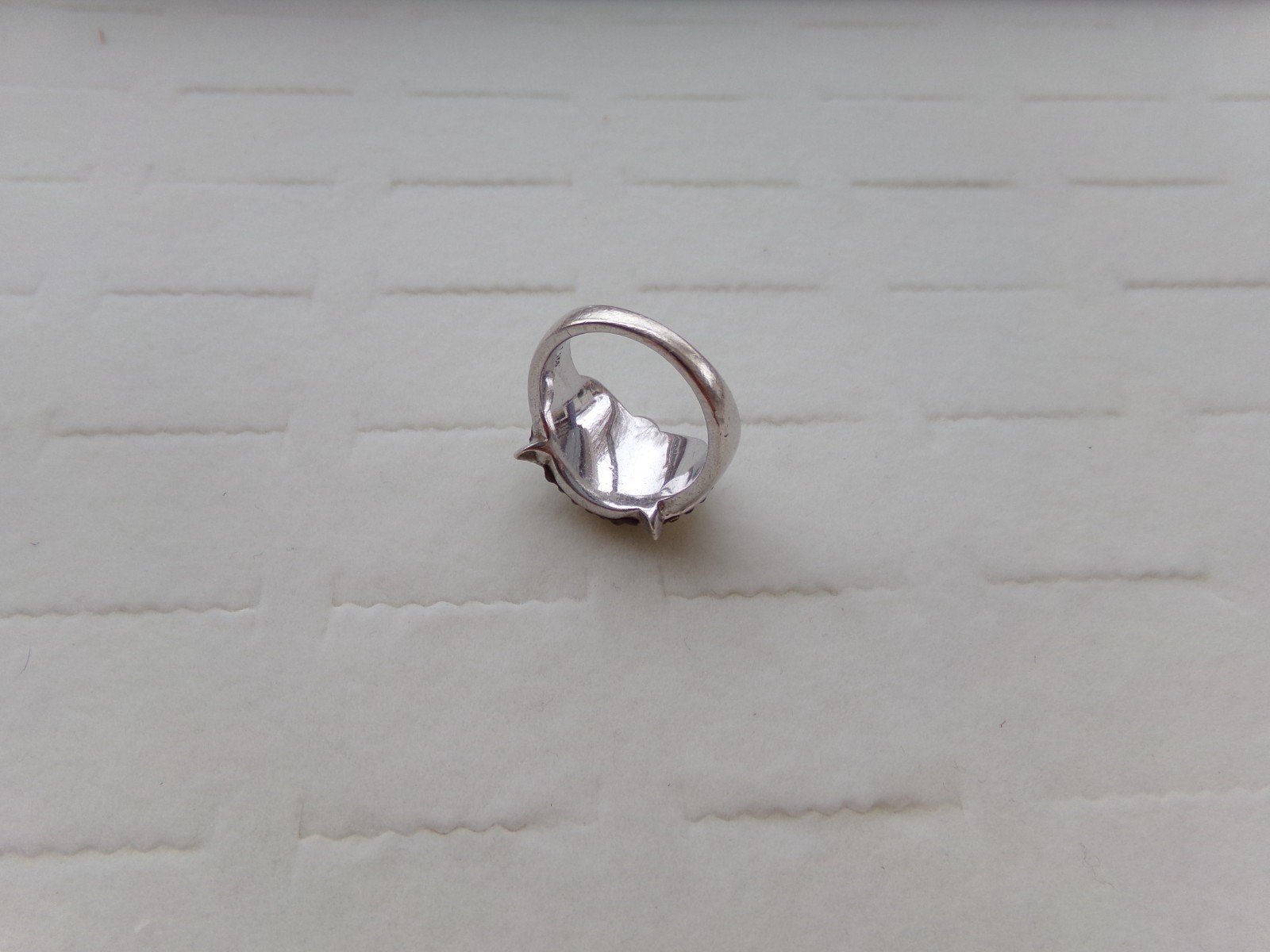 Wise Owl Solid Sterling Silver 925 Ring Size 7.25 - image 4