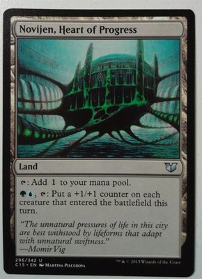 Novijen, Heart of Progress *Uncommon* Magic MtG x1 Commander 2015 SP