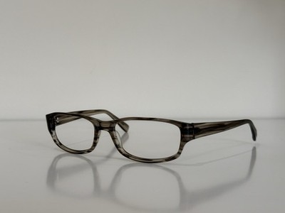 Oliver Peoples Boon SG Square Striped Gray Eyeglasses Frame Italy 55-17-135