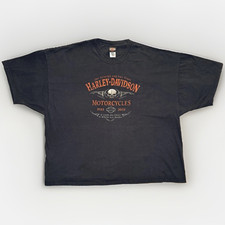 Vtg Harley-Davidson T Shirt Mens Size 5XL Made in USA Silver Eagle Waterloo IA