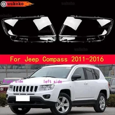 Front Headlight Clear Lens Cover Shell For Jeep Compass 2011-2017 Left Right