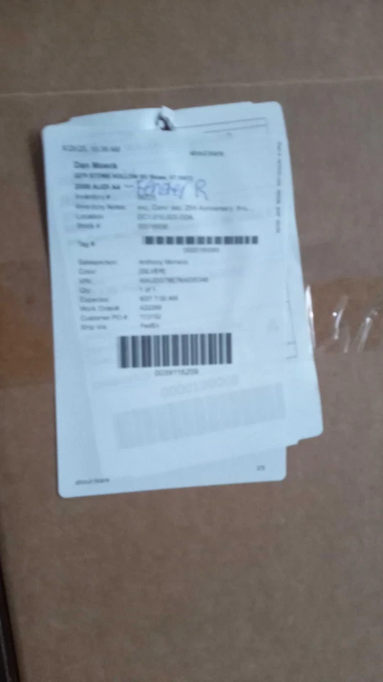 Guardabarros delantero derecho usado se adapta a: Audi A4 2006 exc. Conv de VIN 400001 Delantero Derecho Foto 2 de 4