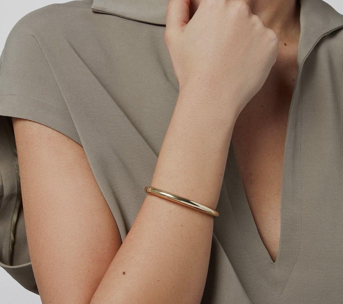 Jenny Bird Gia Bangle Bracelet Gold