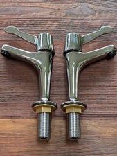 QUALITY FRANCIS PEGLER  (BRANDED SUREGRAFT) CHROME 1/4 TURN KITCHEN TAPS - BNIB
