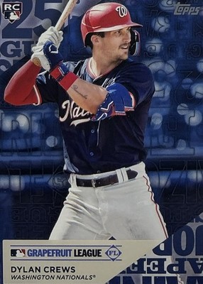 Dylan Crews Rookie PSA 10 -2025 Topps 'Training Grounds-Grapefruit