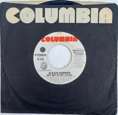 ALEXIS KORNER 45 ''GET OFF OF MY CLOUD'' Promo M-