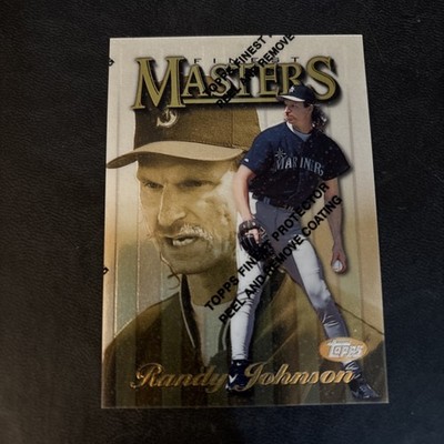 1997 Topps Finest - Rare - Gold Randy Johnson #348