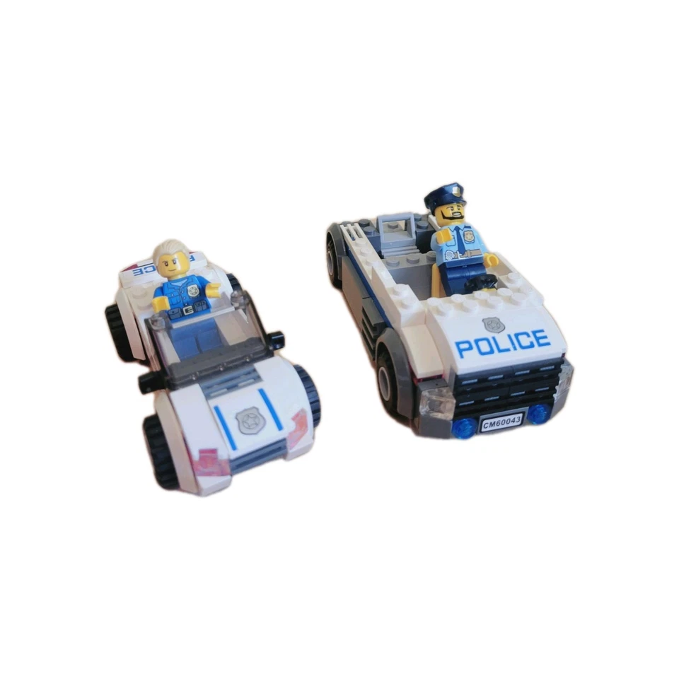 Minifiguras de carros de polícia e oficiais LEGO City (peças LEGO autênticas) - Imagem 3 de 4