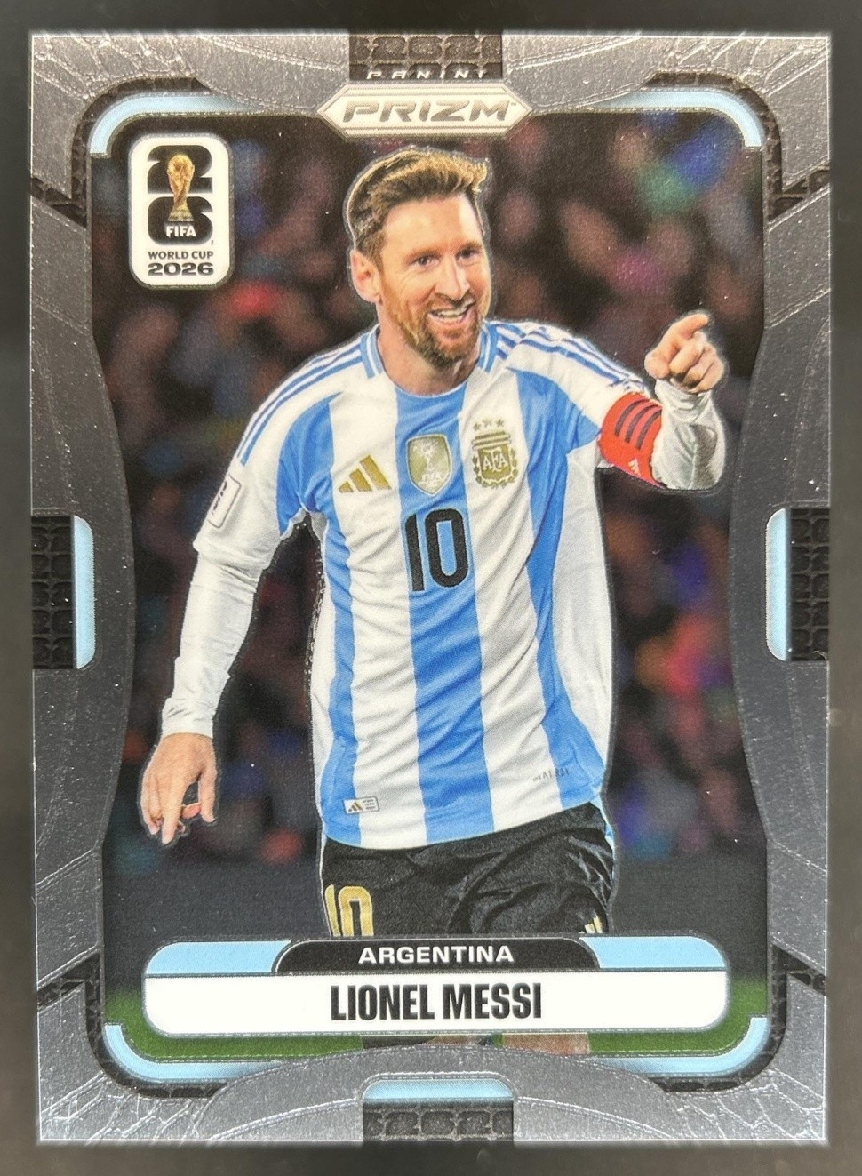 2026 Panini Prizm World Cup Lionel Messi Variation SSP #10 Argentina view 1