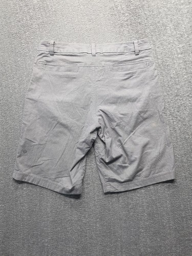 Lululemon The Works Short Quick Oxford 11" Men's Casual Gray Size 32 ABC 34x11 - Picture 10 of 14