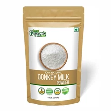 Organic Zing Donkey Milk Powder | Pure & Natural | Food Grade | 227g–5000g