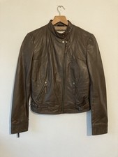 Stunning clements ribeiro leather jacket brown 12