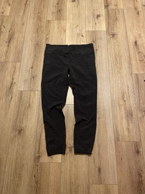 Vintage 90s Lotto Italia Nylon Football Track Pants Size Xl Made In Italy Black