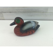 Vintage 1984 Enesco Ceramic Duck Figurine Hand Painted Detail Statue Figure