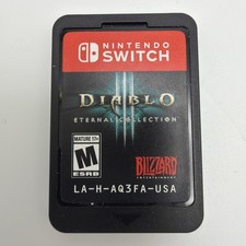 Diablo III Eternal Collection Nintendo Switch Cartridge Only Tested Authentic