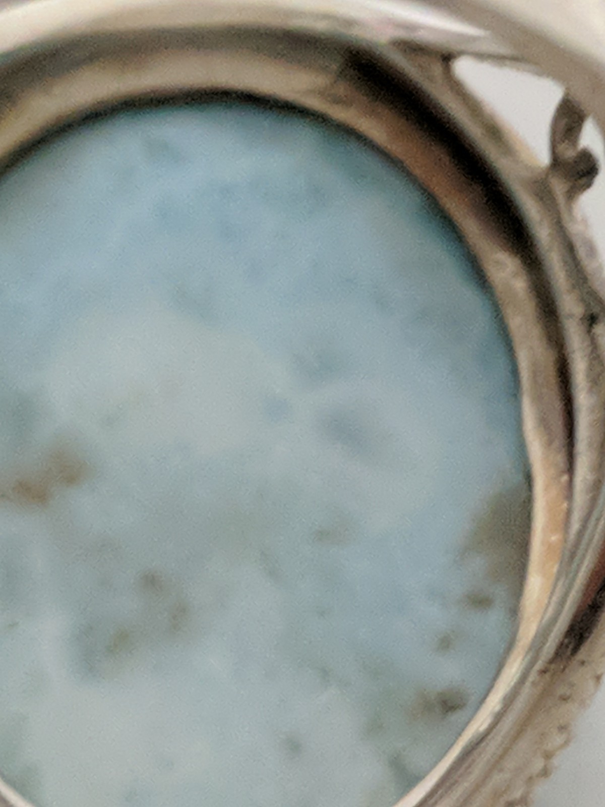 Sterling Silver Turquoise-Style Statement Ring Si… - image 5