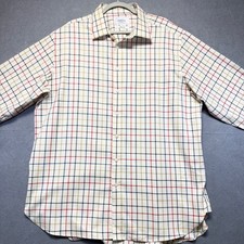 Charles Tyrwhitt Men 18/37 Classic Fit Tattersall Check Cotton Shirt Multi Color