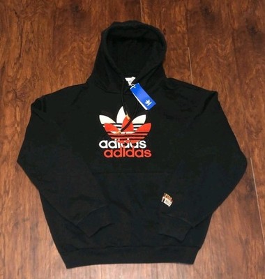 adidas Originals x Midwest Kids Hoodie Black Sweatshirt Heavy Size Mens L NWTs