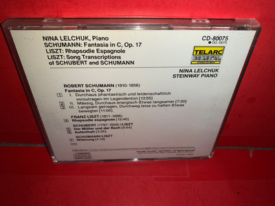 Nina Lelchuk - Schuman: Fantasia in C/Liszt: Rhapsodei Espagnole