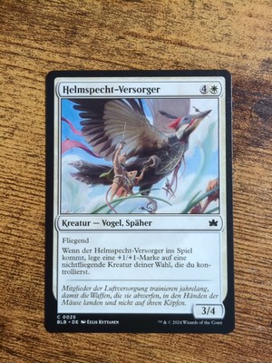 Magic The Gathering Bloomburrow Helmspecht-Versorger C BLB0025 Deutsch NM