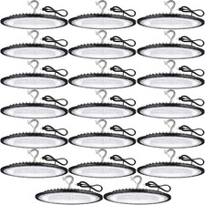 YANYCN 20 Pack 200W UFO Led Alta Bahía Lámpara, 120 VCA, 30800 LM, 5000 K Dayli...