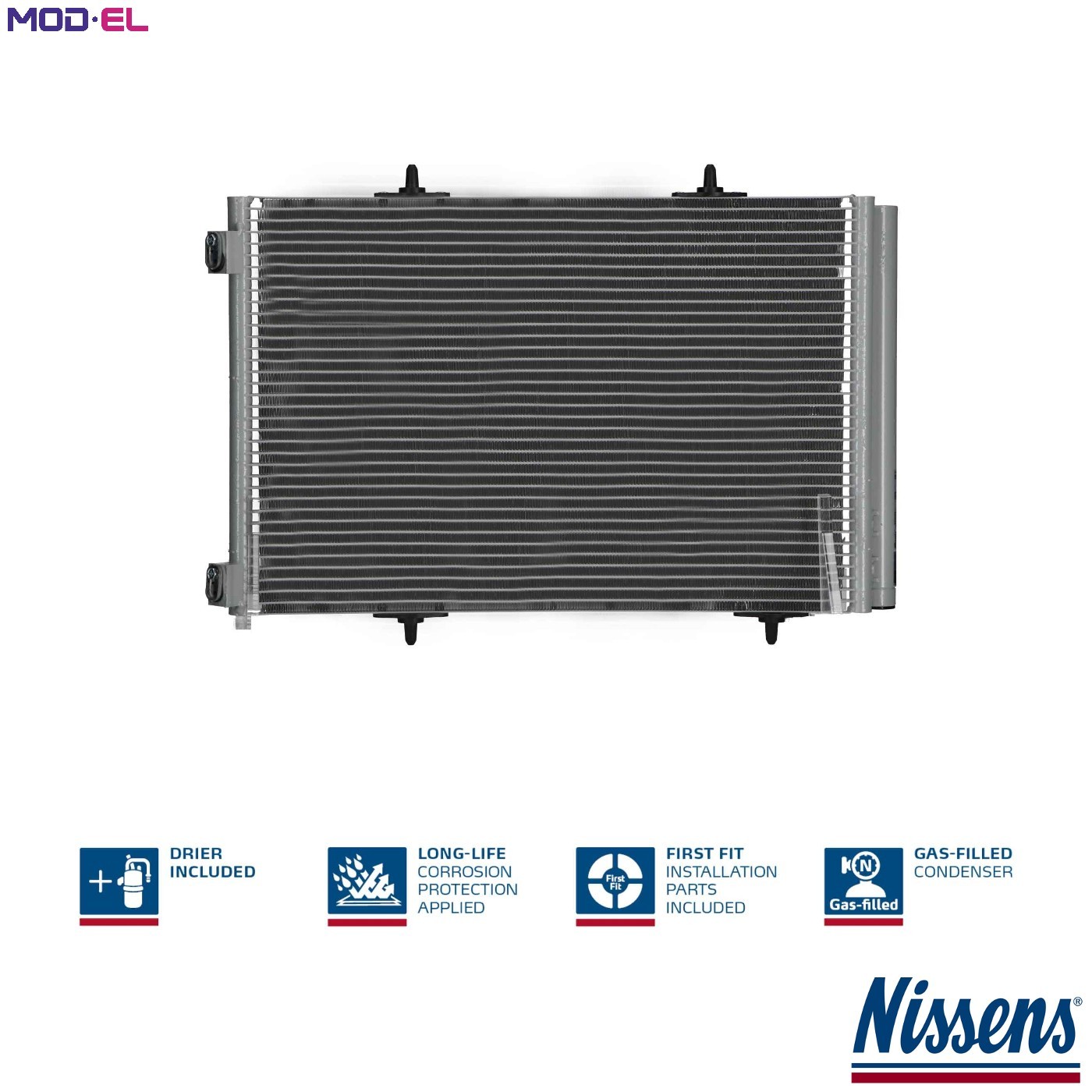 CONDENSER AIR CONDITIONING 940055 FOR PEUGEOT 207/207+ CITROEN C3/II/PICASSO