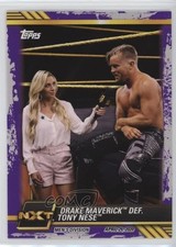 2021 Topps WWE NXT Purple Drake Maverick def Tony Nese #18 0s2